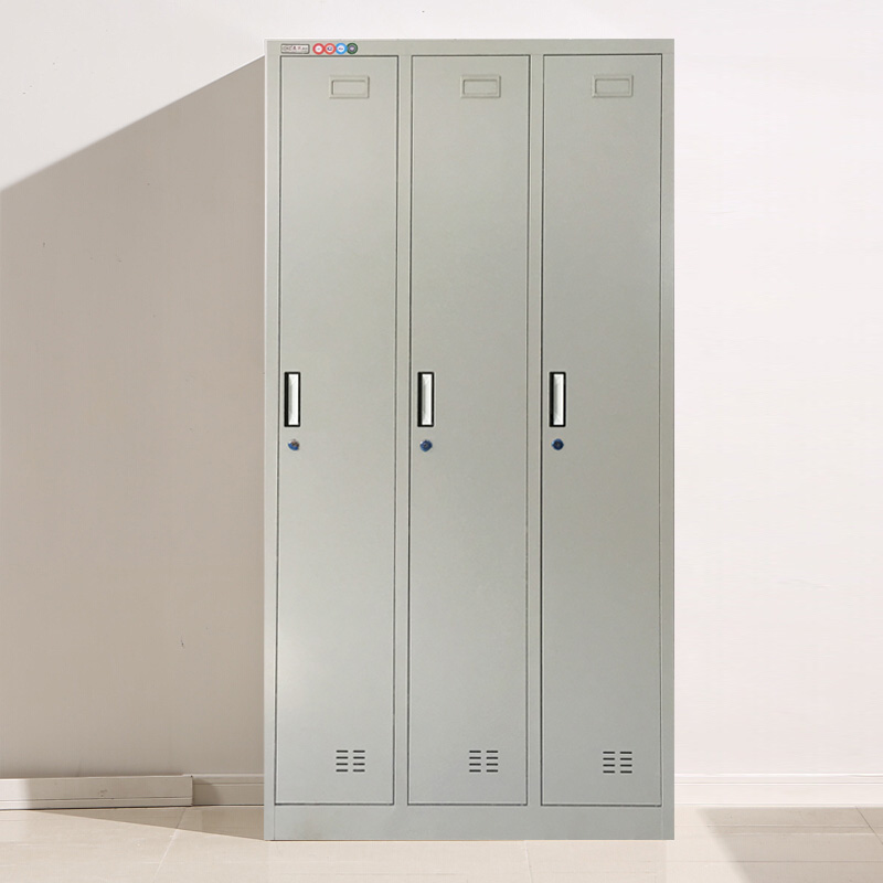 三门拆装白色更衣柜