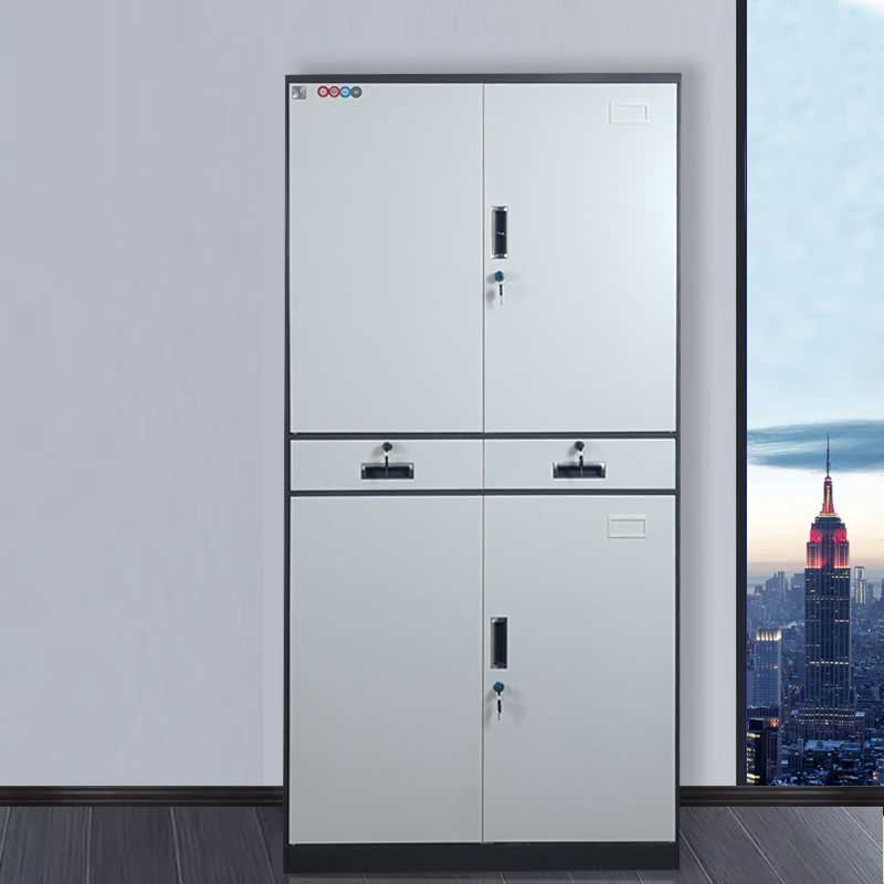 二斗双节灰白套色拆装文件柜